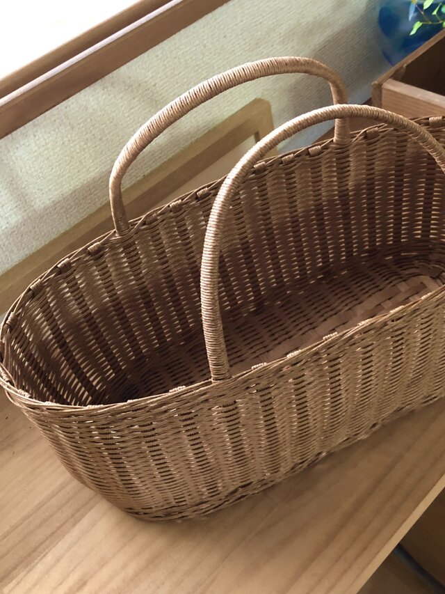 エコクラフト　大きいかごバック エコクラフト 大きめかごバック かごバッグ K. 通販 7950979