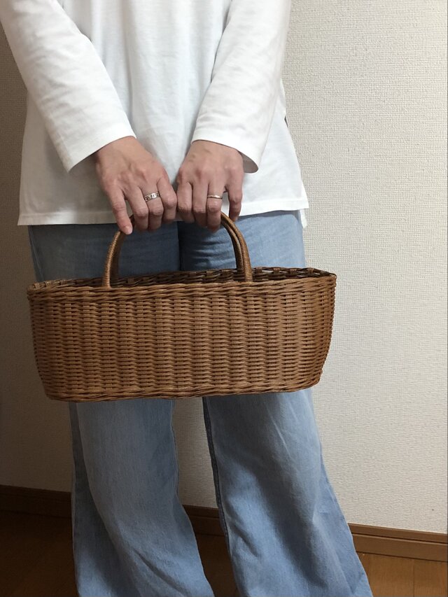 エコクラフト カゴバッグ | iichi 日々の暮らしを心地よくする