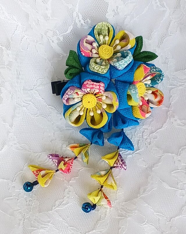 爛漫（２way簪・青）