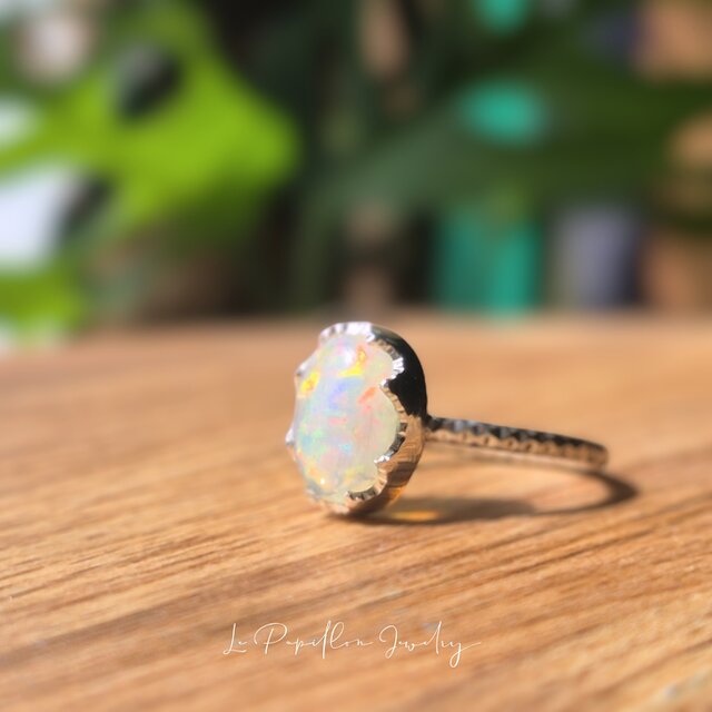 オパール シルバーリング Pocket Ring】シルバーオパールリング｜リング｜ノジェス 公式