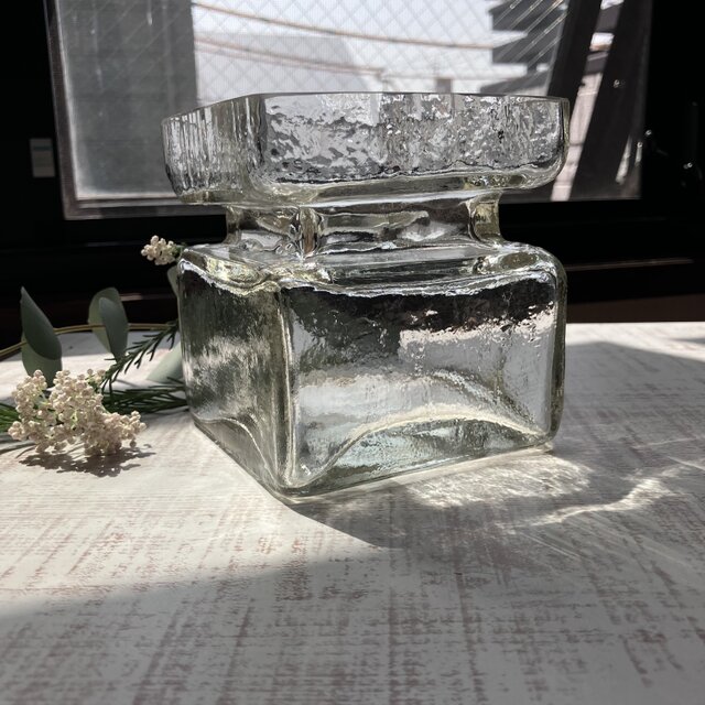 Pala＊氷のゆらぎの花瓶＊北欧＊クリアA／Lsize／リーヒマエンラシ