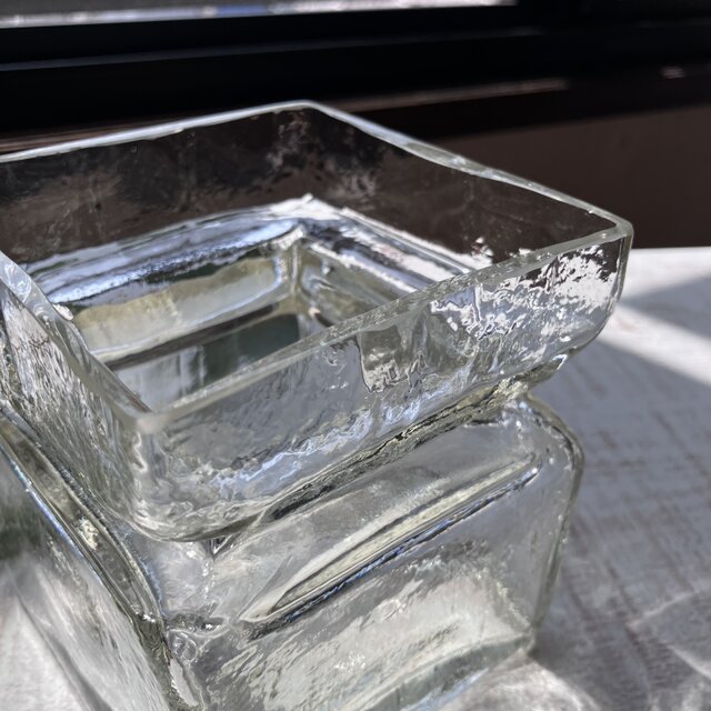 Pala＊氷のゆらぎの花瓶＊北欧＊クリアA／Lsize／リーヒマエンラシ