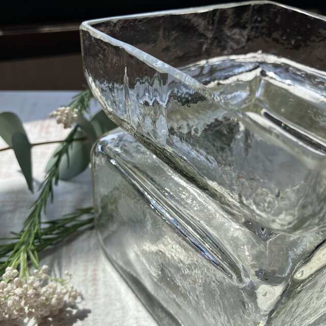 Pala＊氷のゆらぎの花瓶＊北欧＊クリアA／Lsize／リーヒマエンラシ