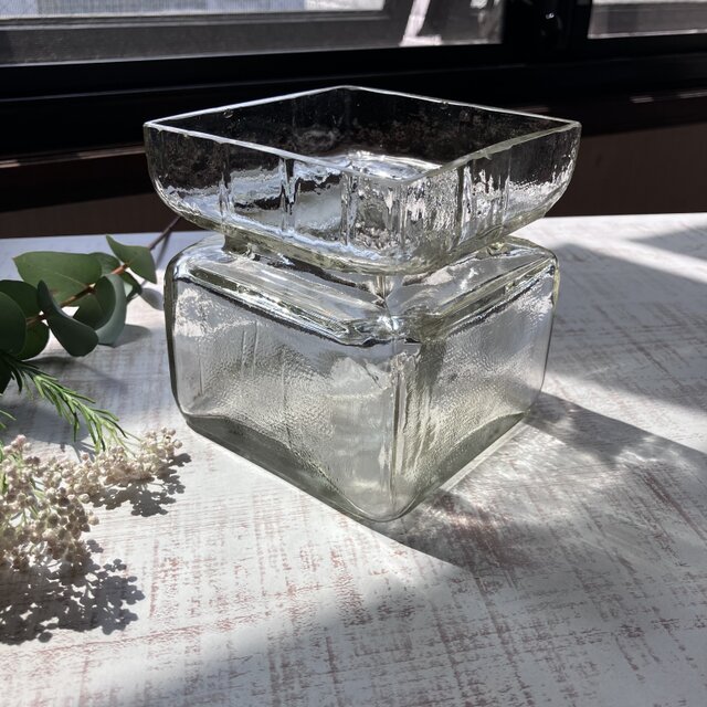 Pala＊氷のゆらぎの花瓶＊北欧＊クリアB／Lsize／リーヒマエンラシ／花瓶