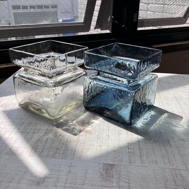 Pala＊氷のゆらぎの花瓶＊北欧＊クリアB／Lsize／リーヒマエンラシ