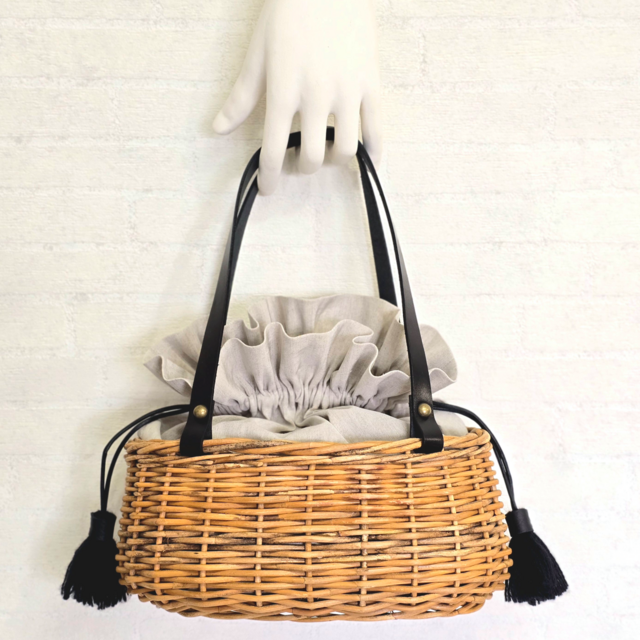 天然アラログのかごバッグ 天然アラログのかごバッグ - 北欧、暮らしの道具店