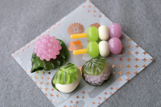 ミニチュア和菓子 ハンドメイド オーダー ミニチュア和菓子 ハンドメイド - メルカリ