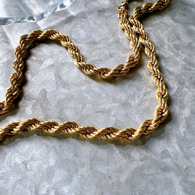 NM50-【 MONET 】モネ・ヴィンテージネックレス 1980s Gold Tone
