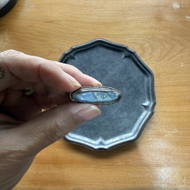 レア　TRIFARI ヴィンテージ　ターコイズ　カボション ブローチ 77989868_o1.jpg?20140721084843