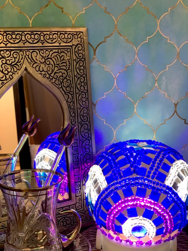 トルコモザイクキャンドルホルダー