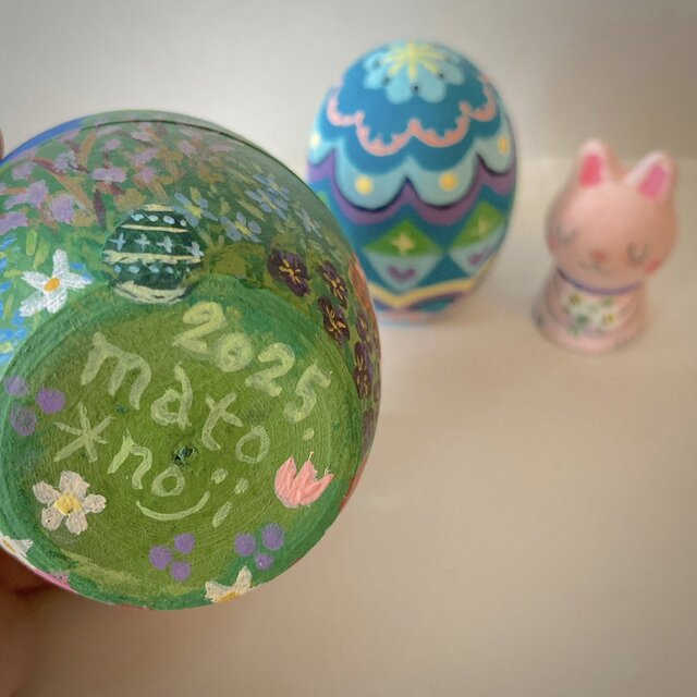 ロシア雑貨イースターエッグ 『殻の中のウサギ』卵マトリョーシカBunnyリダ工房 ロシア雑貨イースターエッグ 『殻の中のウサギ』卵マトリョーシカBunny