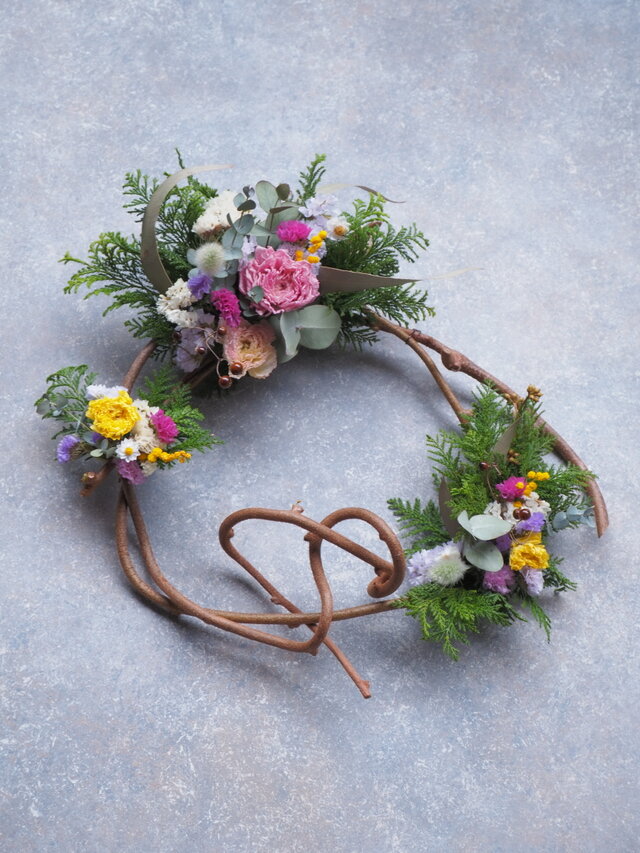 瀬戸内の森のリース30cm