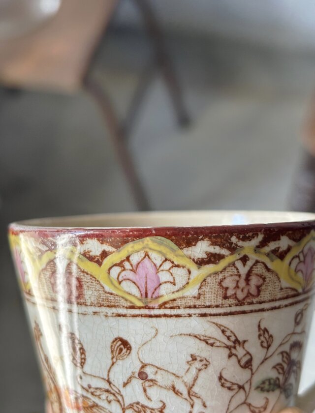 ショワジールロワ Choisy le Roi カップ シノワズリ フランス