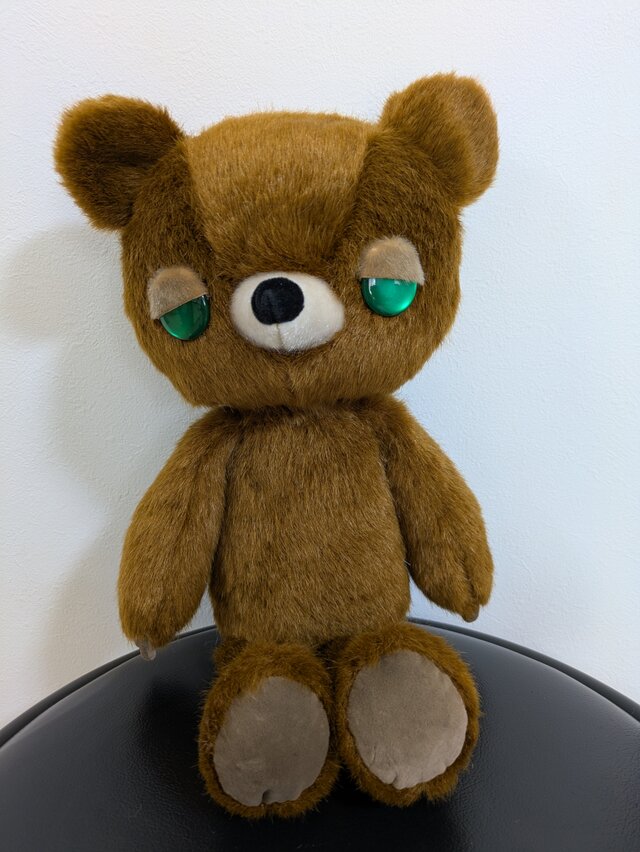 ぬいぐるみ☆眠り目くまちゃん☆ブラウン