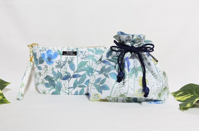 【在庫ご注文ページ】リバティ　ハンドメイド　巾着袋　大 在庫ご注文ページ】リバティ ハンドメイド 巾着袋 大