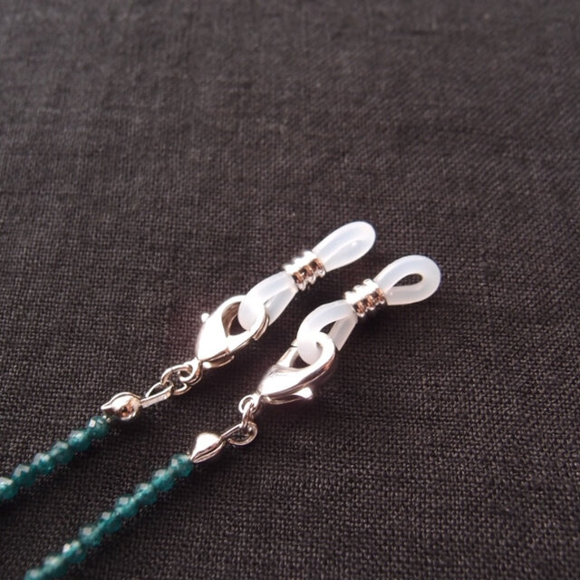 Glasses Code】BlueGreen / 2way グラスコード ネックレス兼用（眼鏡