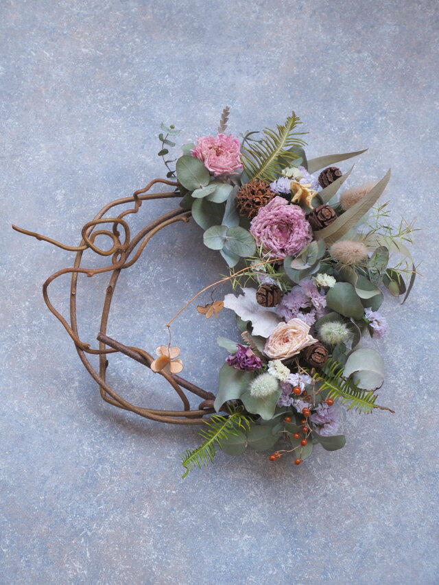 瀬戸内の森のリース32cm