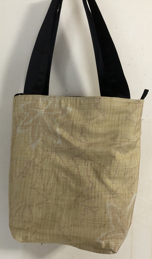 8212 酒袋で作った手提げ袋兼ショルダーバック | iichi 日々の