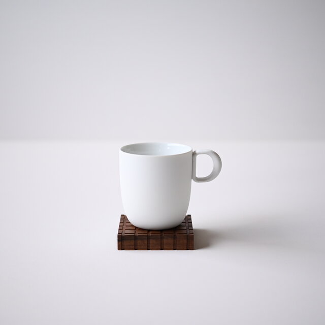 グリッドプレートS　ウォールナット