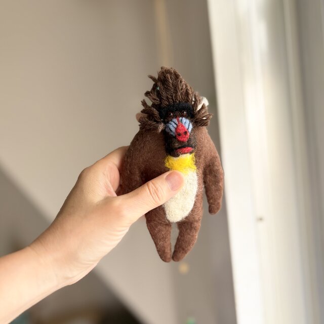 マンドリルのキーホルダー