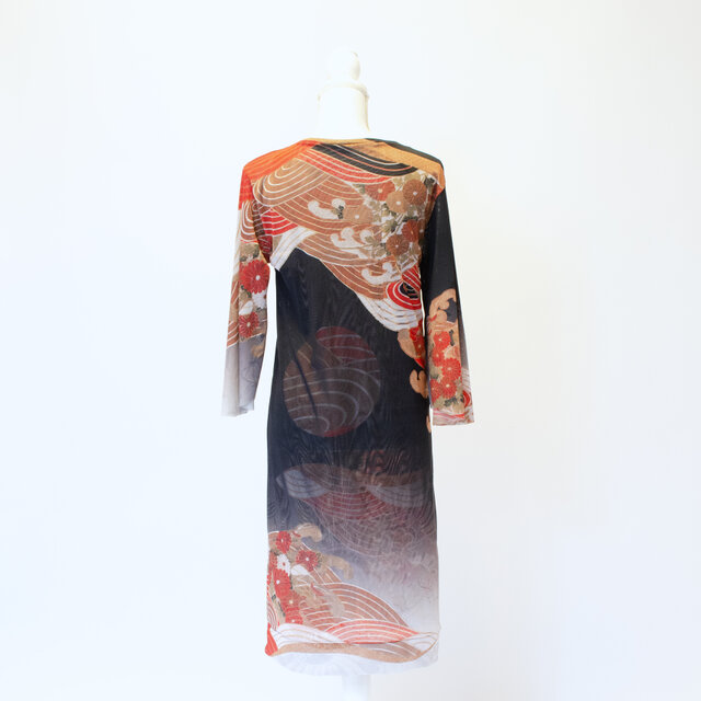 完成品】O5 みなも満月 波しぶき ワンピース | iichi 日々の