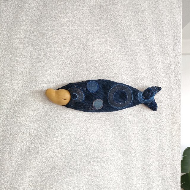 さかな indigoと木｜ 壁飾り