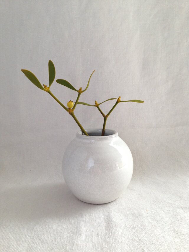 小壺(アンティークホワイト)