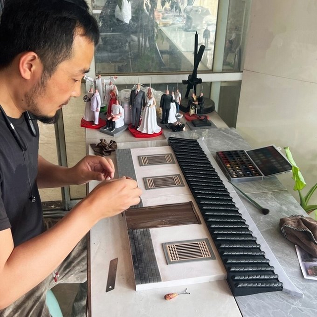 オーダーメイド 似顔絵 フィギュア 男性|写真 から フィギュア|自分の人形を作る|名入れギフト 上司 誕生日 退職