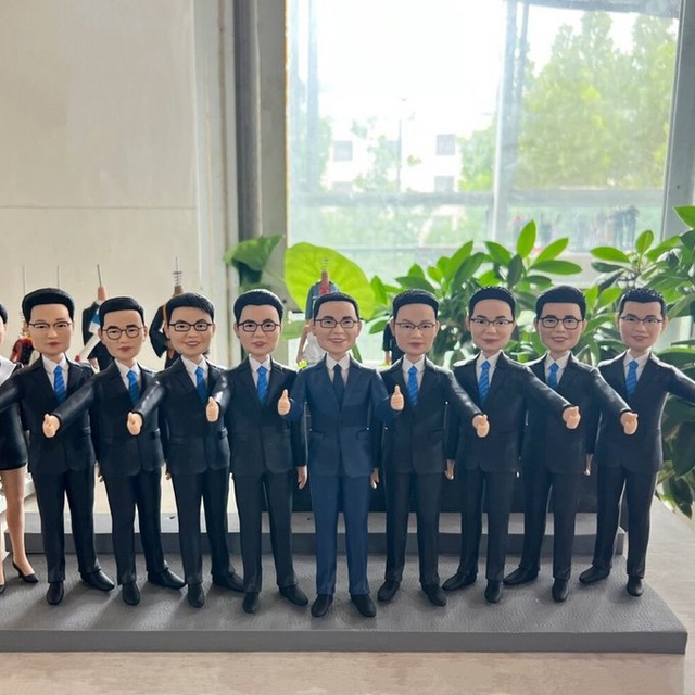 オーダーメイド 似顔絵 フィギュア 男性|写真 から フィギュア|自分の人形を作る|名入れギフト 上司 誕生日 退職