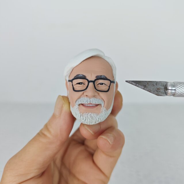 オーダーメイド 似顔絵 フィギュア 男性|写真 から フィギュア|自分の人形を作る|名入れギフト 上司 誕生日 退職