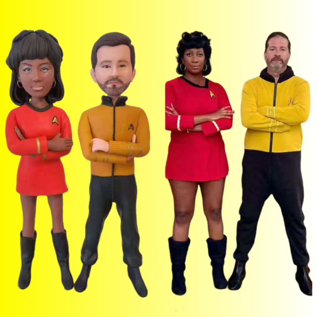 オーダーメイド 似顔絵 フィギュア カップル 両親|写真 から フィギュア|自分の人形を作る|名入れギフト 結婚祝い-