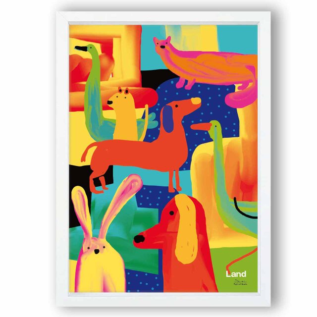晩年を過ごす太陽達の生活 1/10 限定10部 絵画 版画 部屋