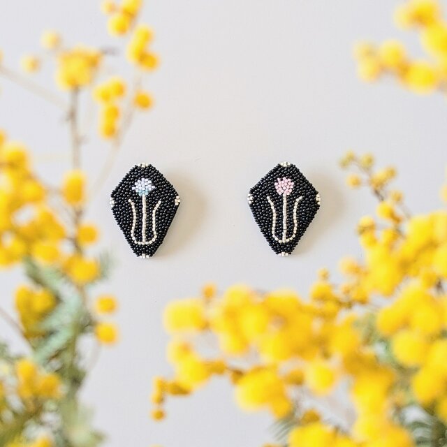 monolog アンティークフラワーブローチ B