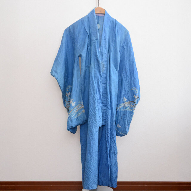 アンティーク　子供着物　綿入り　身丈96センチ アンティーク 子供着物 綿入り 身丈96センチ