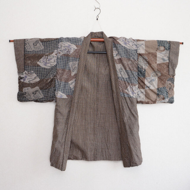 ヴィンテージ】男性用羽織着物｜伝統和柄ジャパニーズアンティーク