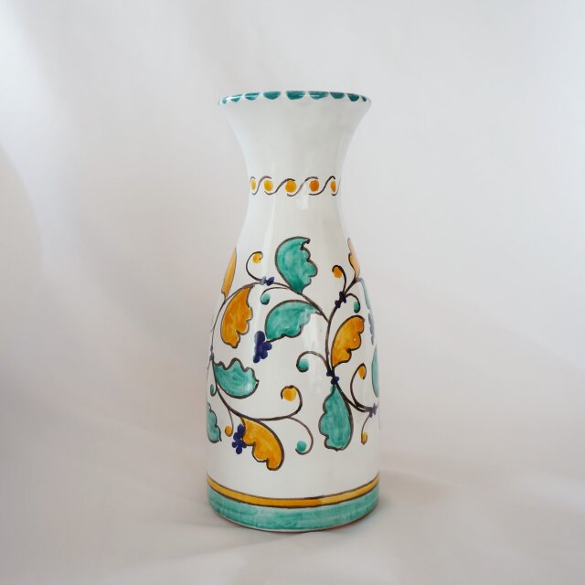 デキャンタ カラフェ BTG004 マヨリカ焼き イタリア陶器 フラワー