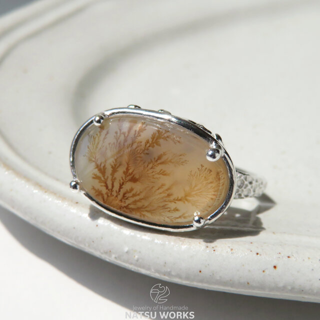 デンドリティック アゲート リング / Dendritic Agate Ring o