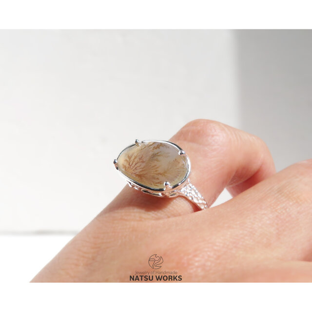 デンドリティックアゲート　リング デンドリティック アゲートリング / Dendritic Agate Ring 5b