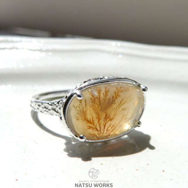 デンドリティック アゲート リング / Dendritic Agate Ring o