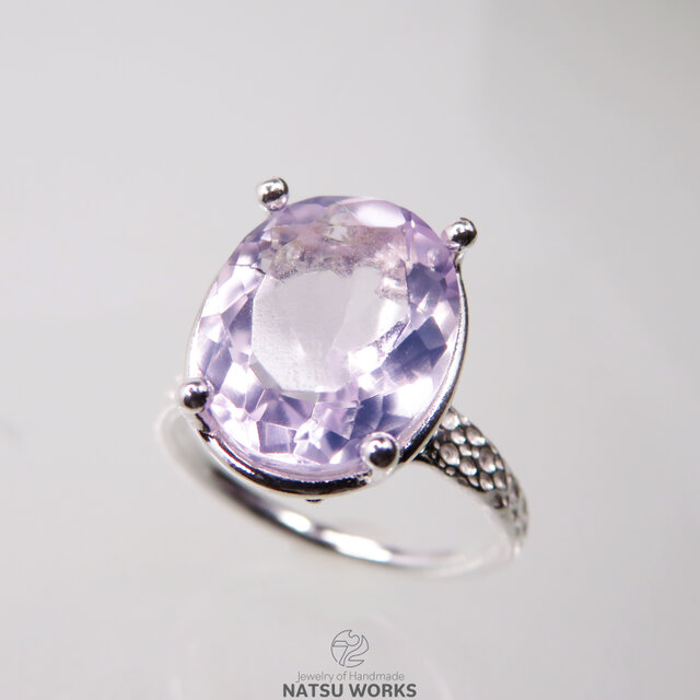 ラベンダー クォーツ リング / Lavender Quartz Ring | iichi