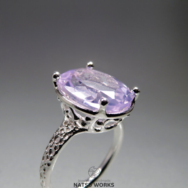 ラベンダー クォーツ リング / Lavender Quartz Ring | iichi