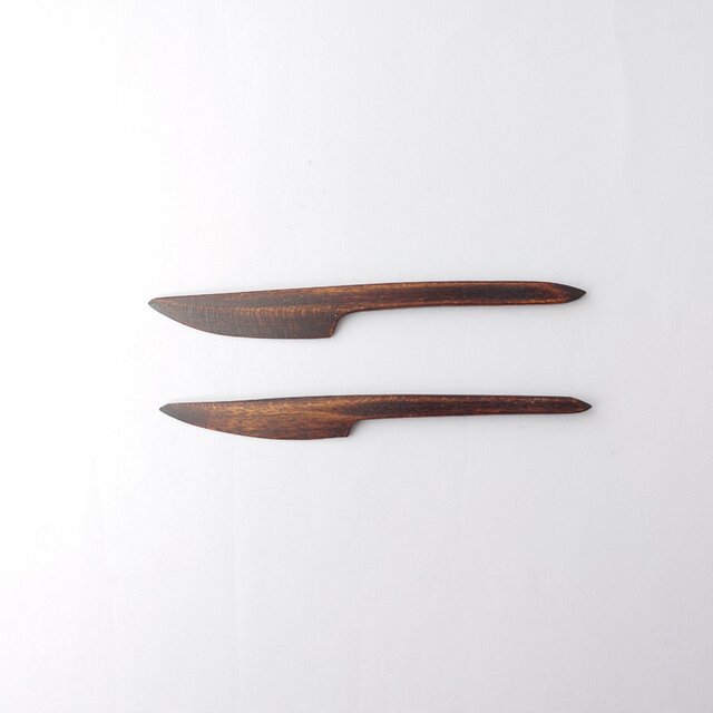 拭き漆 菓子切り