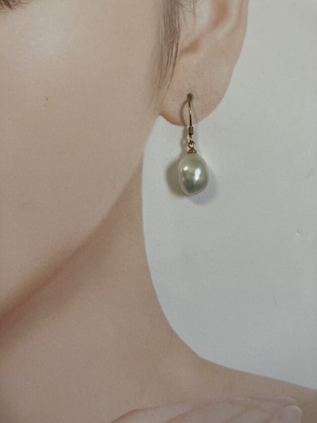 PP-28ピアス　淡水パール