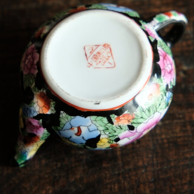 中国骨董品 シノワズリ 飾り鉢 希少 レア