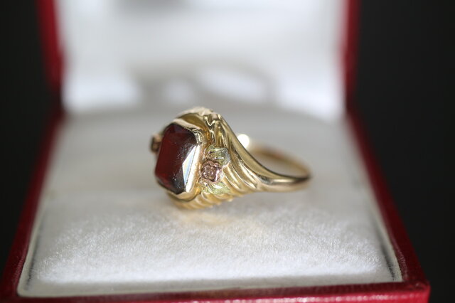 ビンテージ アンティーク アメリカ 1900年初中期 BDA ゴールド 指輪