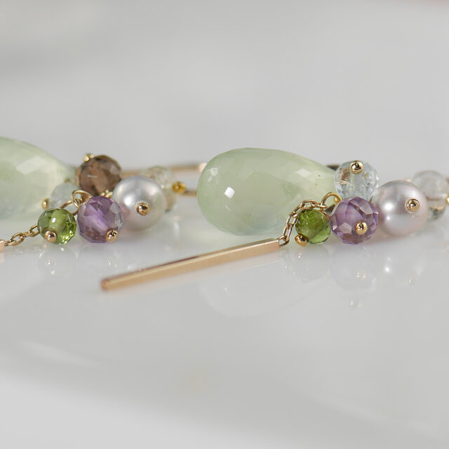 1050 極上カットプレナイト ストレートバーピアス | iichi 日々の