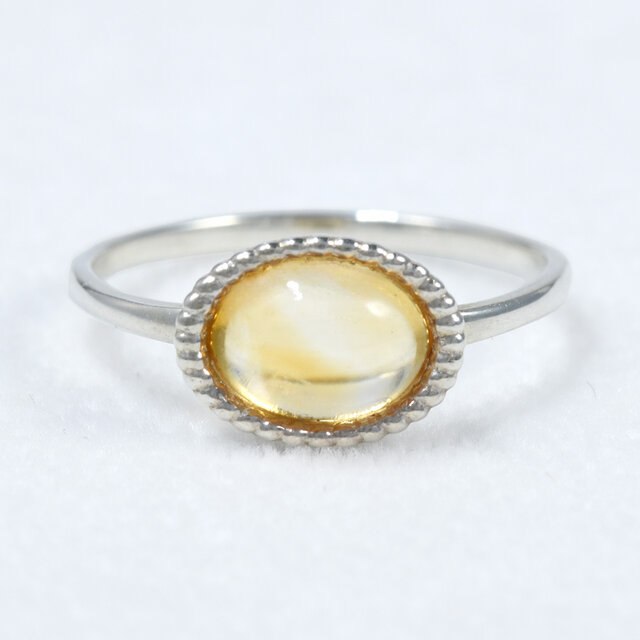 SV シトリン リング シルバー CJ010CIBS