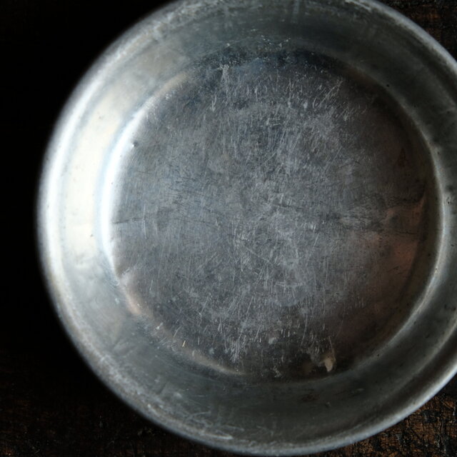 味のあるお品物◇昭和期のアルミ小皿3客セット antiques ブロカント
