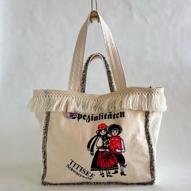 upcycle tote bag  "C"