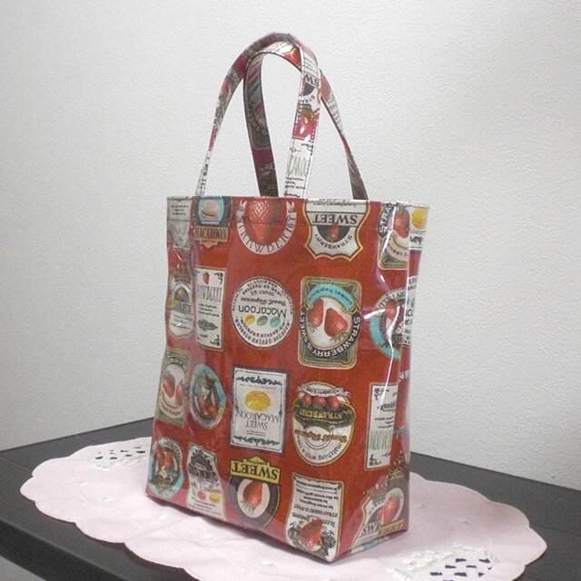 Bagビニールあるときあるだけ／いちごの品評会(赤)